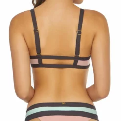 PilyQ Riviera Color Block Teeny Cut Bikini Bottom