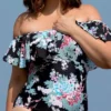 Raisins Curve Tortuga Off The Shoulder One Piece Swimsuit Y840581 -Sunflair Verkäufe Raisins Curve Kyoto 1