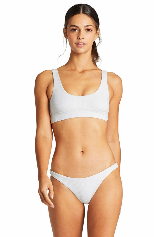 Vitamin A Sienna EcoRib Bikini Tank Top In White 3 Vitamin A Sienna EcoRib Bikini Tank Top In White