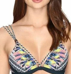 Red Carter Feather Warrior Bikini Top RCFW117102