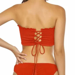 PilyQ Lust Basic Ruched Full Cut Bikini Bottom