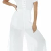 L Space Sao Paulo Romper In White SAPJU18-WHT 1 L Space Sao Paulo Romper In White SAPJU18-WHT -Sunflair Verkäufe SAPJU18 WHT 2