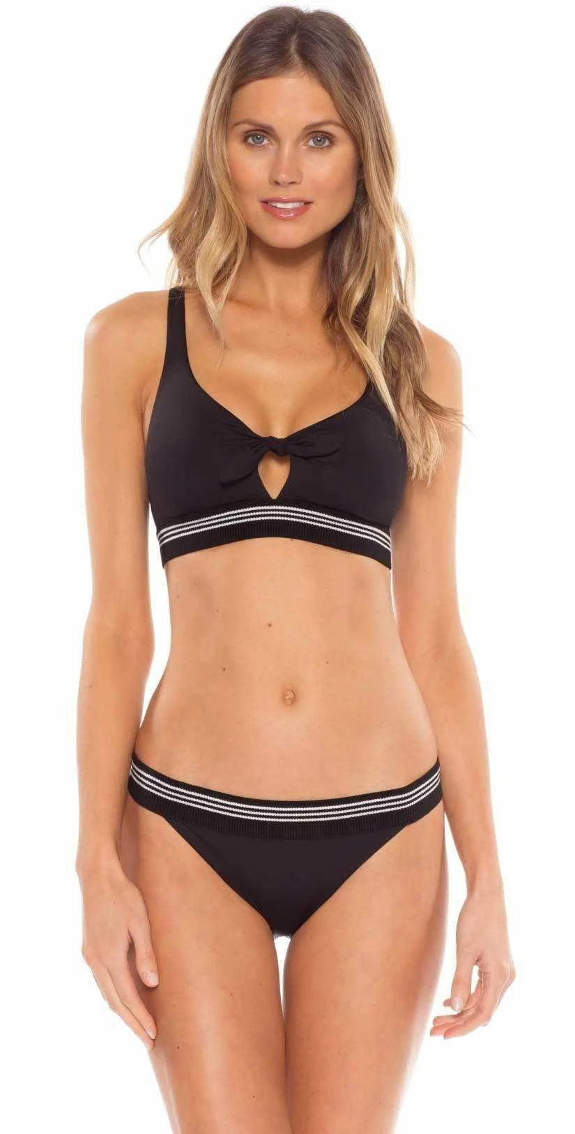 Becca Synergy Bralette Bikini Top In Black 3 Becca Synergy Bralette Bikini Top In Black