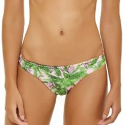 PilyQ Bermuda Stitched Triangle Halter Bikini Top