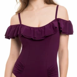 Profile By Gottex Gala Off The Shoulder One Piece E837-2063-601 -Sunflair Verkäufe Tutti Frutti E837 2063 big