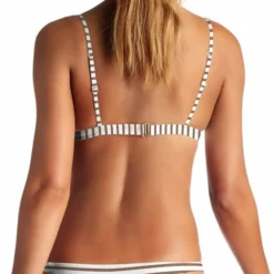 Vitamin A Carmen Bikini Bottom In Cocoa Marin Stripe 84B MSD