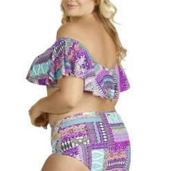 Raisins Curve Tortuga Flounce Top -Sunflair Verkäufe Y840327 60 MULT3431 R2
