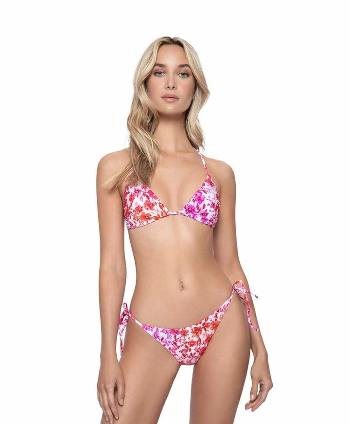 PQ Swim Embroidered Tie Bottoms In Azalea 4 PQ Swim Embroidered Tie Bottoms In Azalea – Bild 2