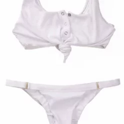 Beach Bunny Rib Tide Skimpy Bottoms In White B17125B2-WHT -Sunflair Verkäufe b17125t1b2 rib tide white prod 8