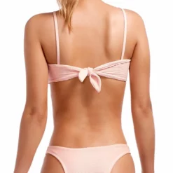 Vitamin A BioRib Perla Rose High Leg Bikini Bottom