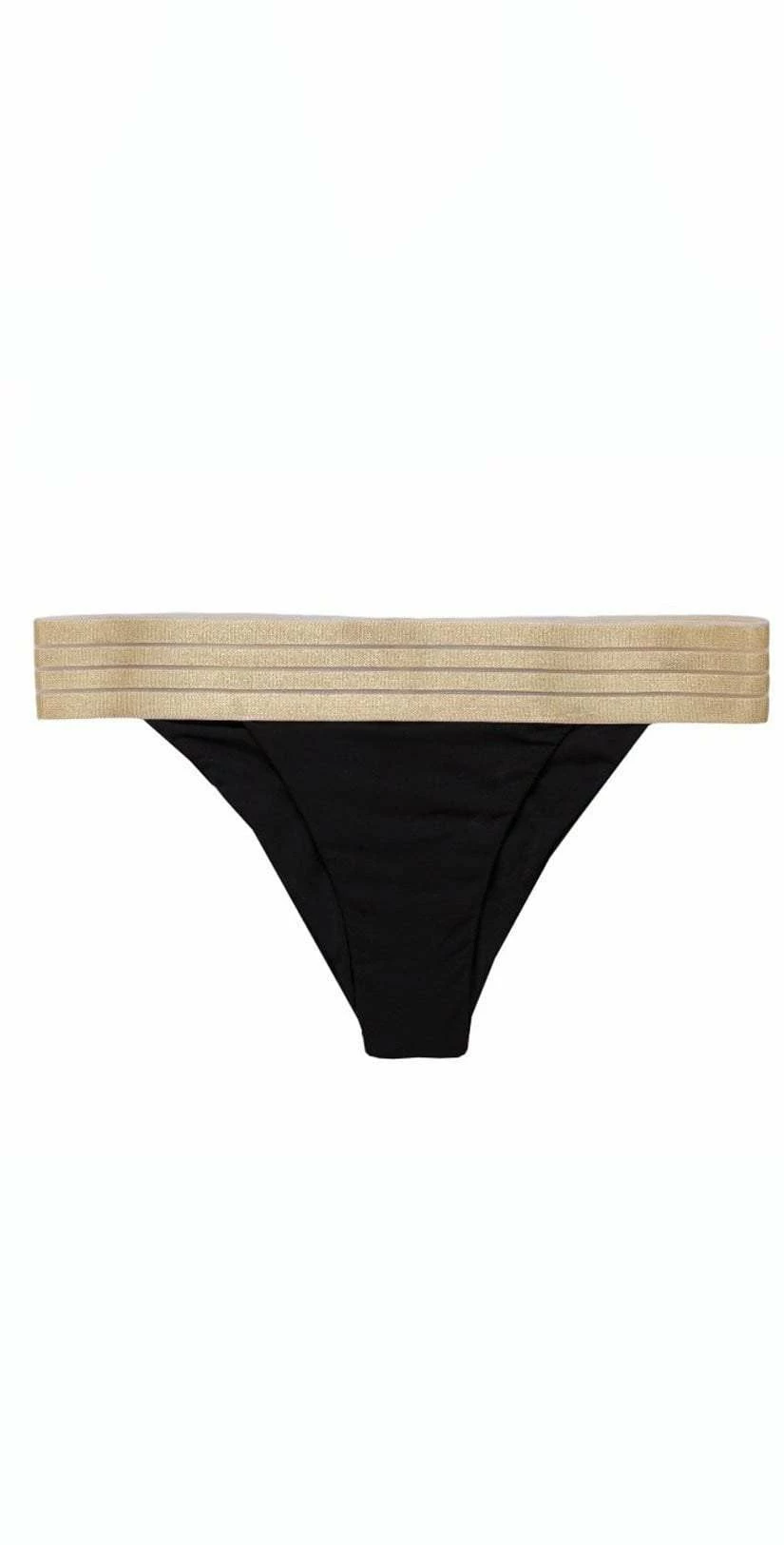 Beach Bunny Sheer Addiction Bikini Bottom In Black And Gold 4 Beach Bunny Sheer Addiction Bikini Bottom In Black And Gold – Bild 2
