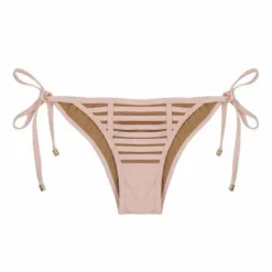 Beach Bunny Hard Summer Tie Side Skimpy Bikini Bottom In Blush -Sunflair Verkäufe bottomonlyb16104t1b2 hard summer blush ps 5