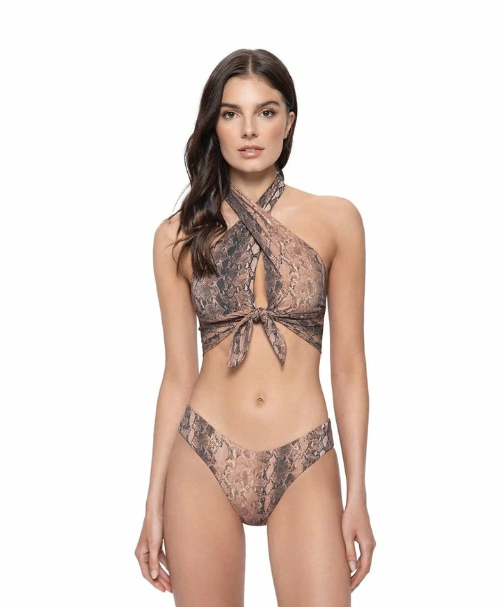 PQ Swim Kaa Reversible High Cut Bottoms 3 PQ Swim Kaa Reversible High Cut Bottoms