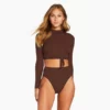 Vitamin A Chocolate Ecorib Remy Rashguard -Sunflair Verkäufe choc