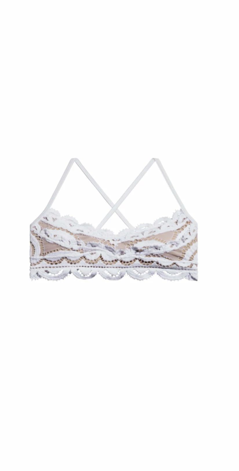 PQ Swim Water Lily Lace Bralette Top In White 8 PQ Swim Water Lily Lace Bralette Top In White – Bild 6