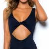 Peixoto Sophia One Piece Swimsuit In Black 31701F-S46-BLK -Sunflair Verkäufe front viewSophia Black 1
