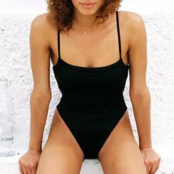 Vitamin A EcoLux Edie One Piece Swimsuit In Black -Sunflair Verkäufe front802M ECB 006 p