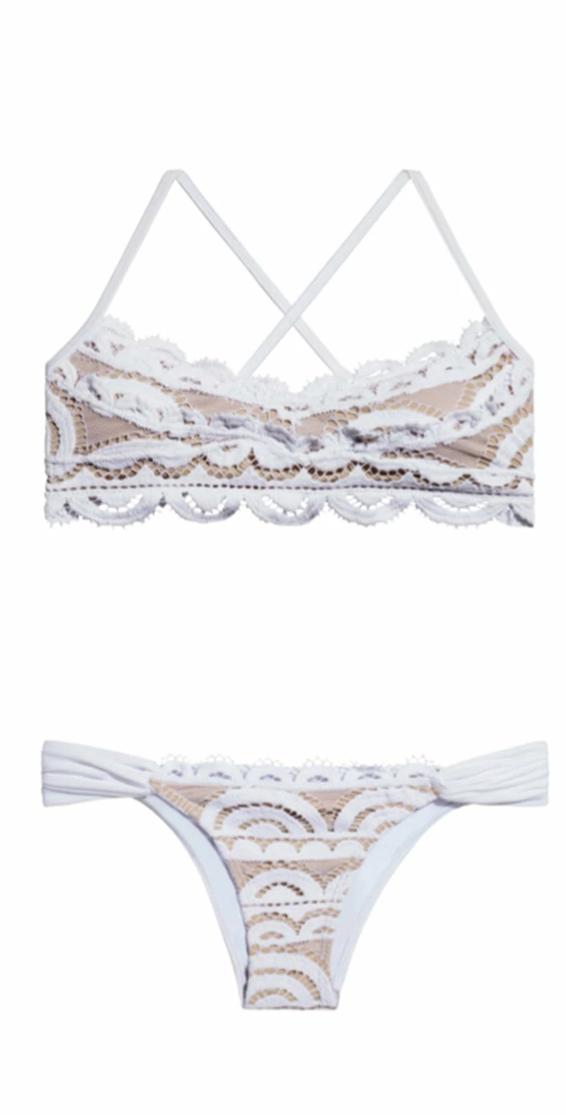 PQ Swim Water Lily Lace Bralette Top In White 9 PQ Swim Water Lily Lace Bralette Top In White – Bild 7