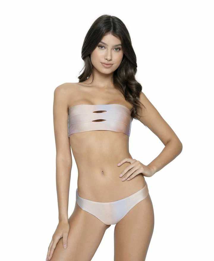 PQ Swim Golden Hour Block Bandeau 3 PQ Swim Golden Hour Block Bandeau