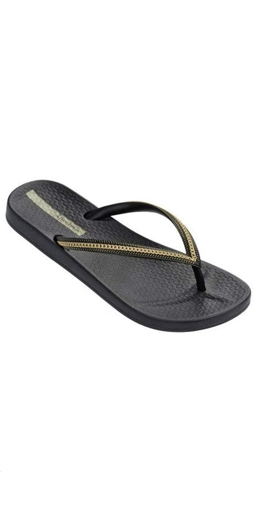 Ipanema Ana Metallic II Flip Flop In Black/Gold 3 Ipanema Ana Metallic II Flip Flop In Black/Gold