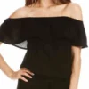 Isabella Rose Besties Ruffle Romper In Black 4054884-BLK -Sunflair Verkäufe isabella rose back romper 2018