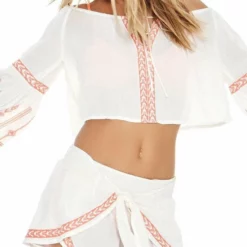 L Space Crawford Top In Ivory CAWTP18-IVO -Sunflair Verkäufe l space 2018 CAWTP18 IVO IVYSH18 IVO 2