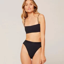 L* Space Ribbed Frenchi Bikini Bottom