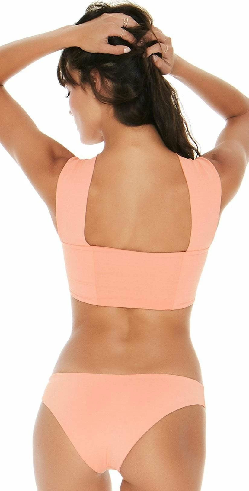 L Space Sandy Bikini Bottom In Tropical Peach 3 L Space Sandy Bikini Bottom In Tropical Peach