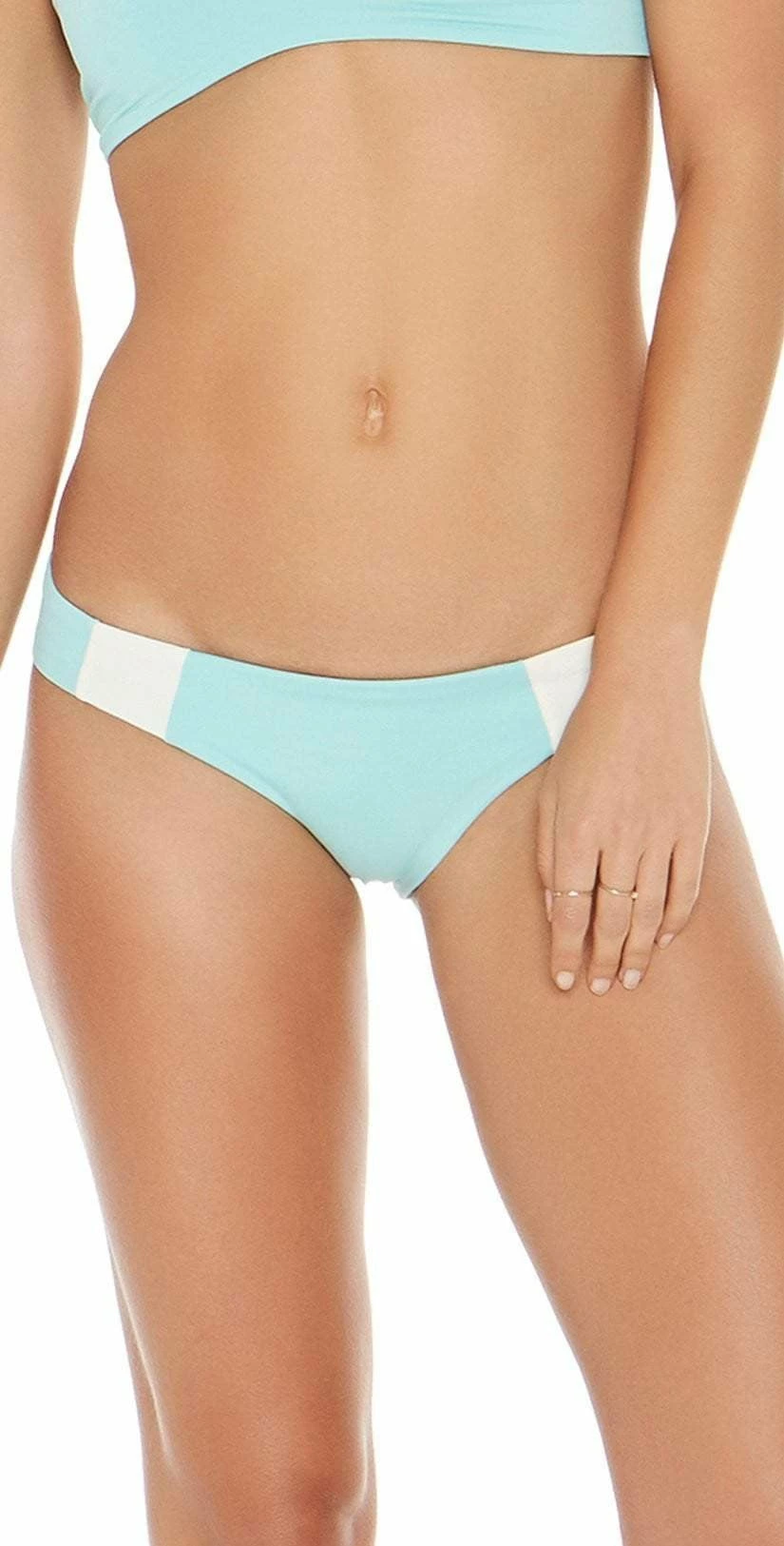 L Space Mia Color Block Reversible Bottom In Light Turquoise CBMAC16-LIT 5 L Space Mia Color Block Reversible Bottom In Light Turquoise CBMAC16-LIT – Bild 3