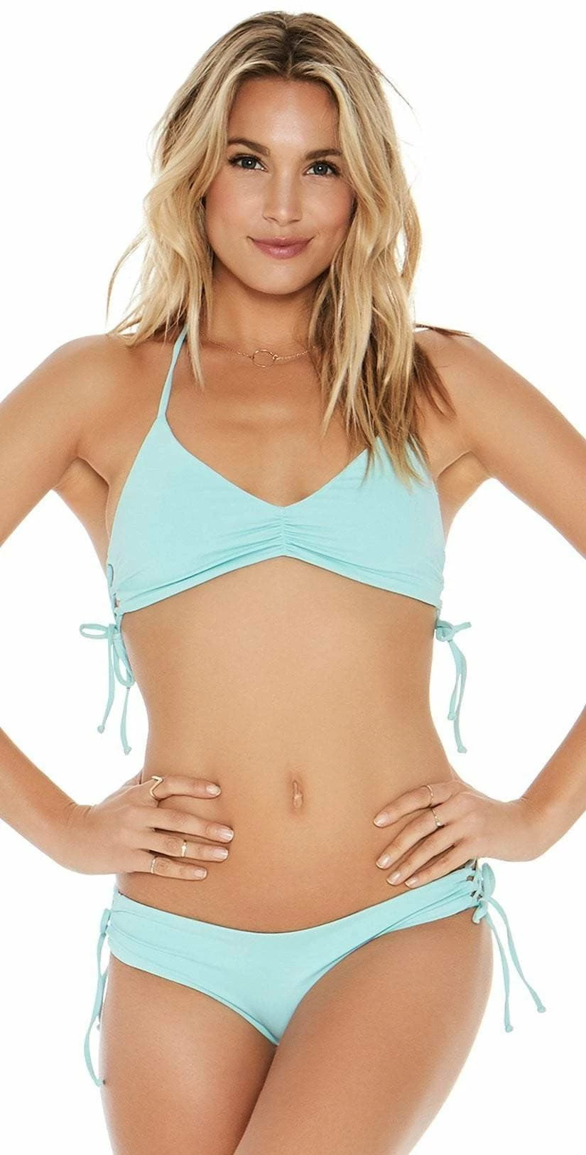 L Space Gwen Top In Light Turquoise LSGWT18-LIT 3 L Space Gwen Top In Light Turquoise LSGWT18-LIT