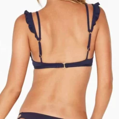 L Space Zephyr Bikini Bottom In Midnight Blue