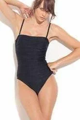 Mikado Square Neck One Piece In Bondi Blue