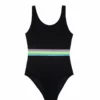 PQ Swim Girls Midnight Elastic One Piece