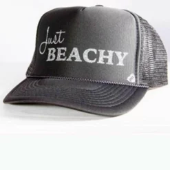 Mother Trucker Just Beachy Hat In Charcoal