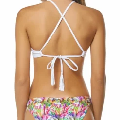 PilyQ Lanai Basic Ruched Full Cut Bikini Bottom