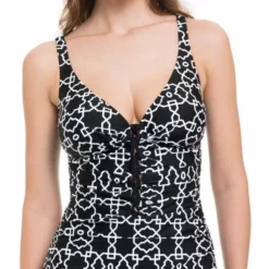 Profile By Gottex Casablanca V Neck Tankini Top E842-1D31-001