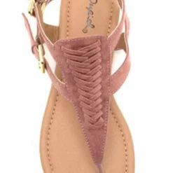 Qupid Shoes Archer Gladiator Thong Sandal In Mauve ARCHER-245 MAUVE -Sunflair Verkäufe qupidsandal 2018ARCHER 245 MAUVE SUEDE PU 4 grande 1aa51d78 a3f2 4c2b bd8c fde3bcc24fc6