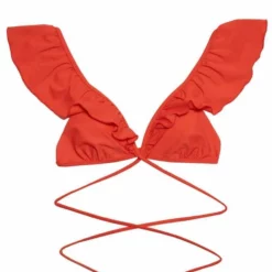 Beach Bunny Scarlette Wrap Bikini Top In Poppy 7 Beach Bunny Scarlette Wrap Bikini Top In Poppy -Sunflair Verkäufe scarlette b12108t8 popy