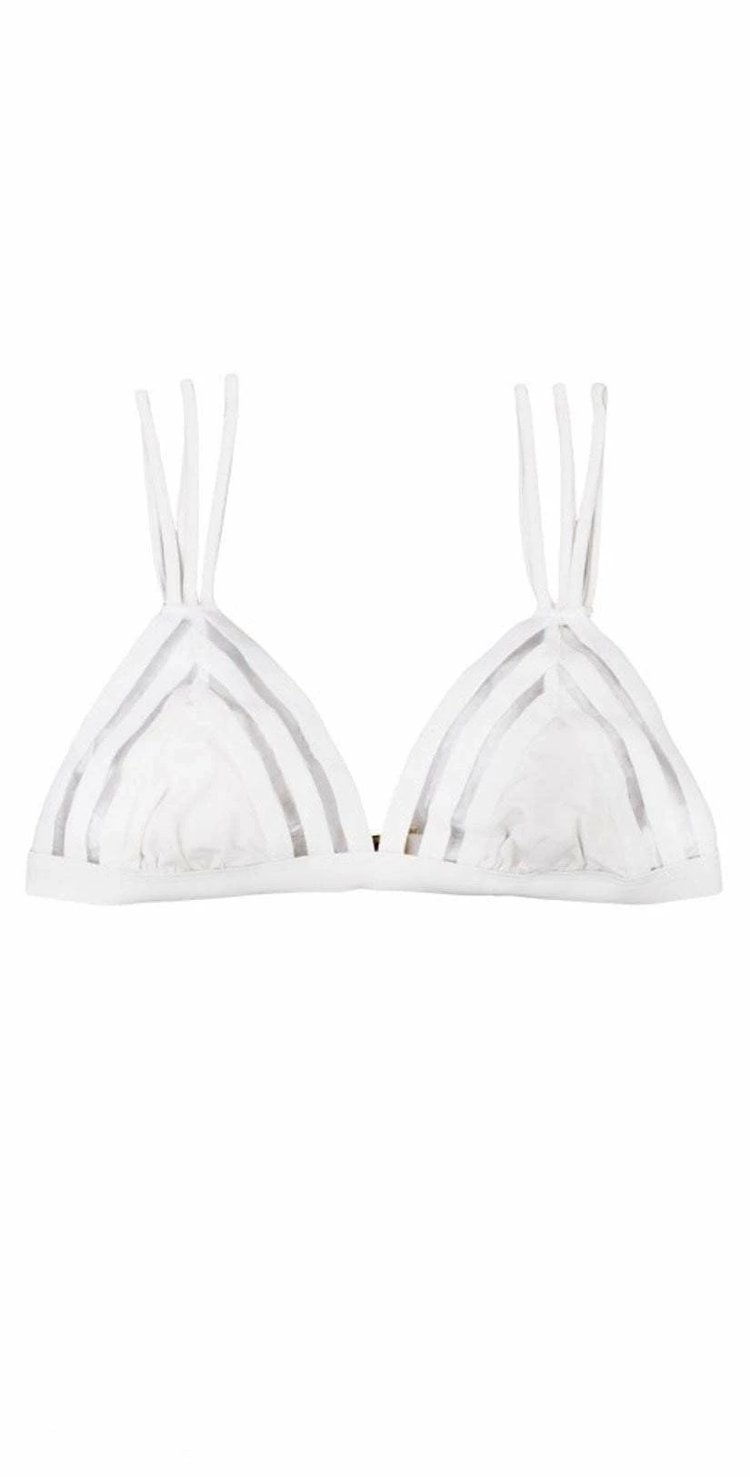 Beach Bunny Sheer Addiction Triangle Top In White 7 Beach Bunny Sheer Addiction Triangle Top In White – Bild 5