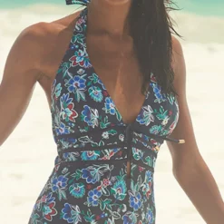 Tommy Bahama Folk V Neck One Piece TSW32810P-5862 -Sunflair Verkäufe tommy bahama folk lace up front one pieceH16Barbados 72 0334 e1e3597d 911b 4699 8560 48705d356c74