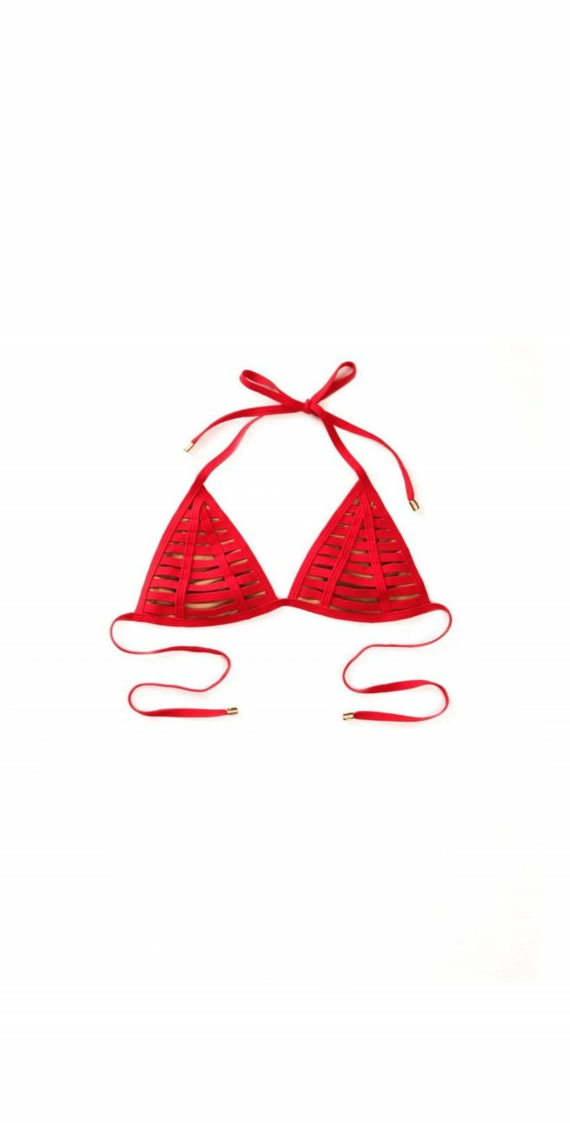 Beach Bunny Hard Summer Triangle Bikini Top In Red 5 Beach Bunny Hard Summer Triangle Bikini Top In Red – Bild 3