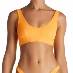 Vitamin A Sienna EcoRib Bikini Tank Top In Sunflower 809T SRB